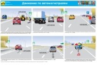 Плакаты Движение по автомагистралям (1 лист)