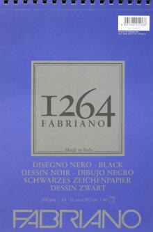 Альбом д/граф. А4,200г/м,40л 1264 BLACK
