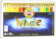 Карандаши цв. "Magic" 23+1цв., мет.кор (3408/23+1)