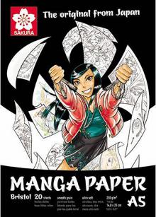 Блокнот 20л, А5 Manga 250 гр/м2 99MANPADA5