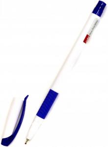 Ручка шар 0.7 SLIMO GRIP бел.корп. синий (399629)