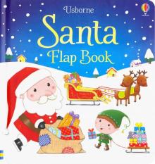 Santa Flap Book  (board book)
