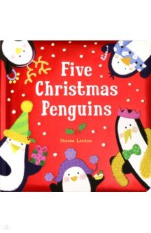 Five Christmas Penguins  (board book)