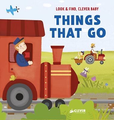 English Books, Look and find, Clever baby: Things That Go