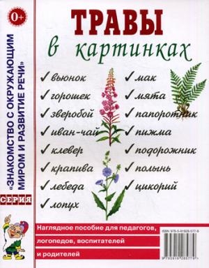 Травы в картинках. Наглядное пособие для логопедов, педагогов, воспит