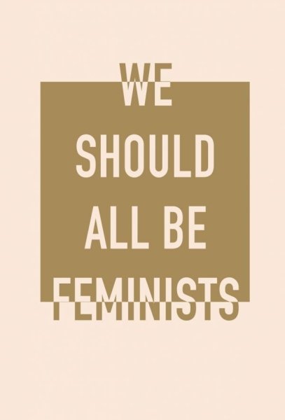 Блокнот. We should all be feminists( А5 тонир. блок, лента-ляссе)