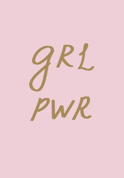 Блокнот. Girl Power (А5, тонированный блок, лента-ляссе)
