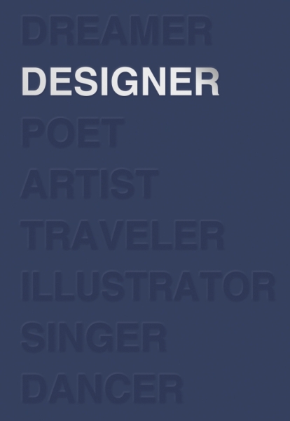 Ежедневник А5, 112л, (designer) (Синий)