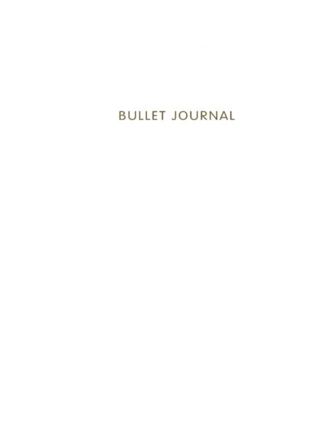 Bullet Journal (Белый)
