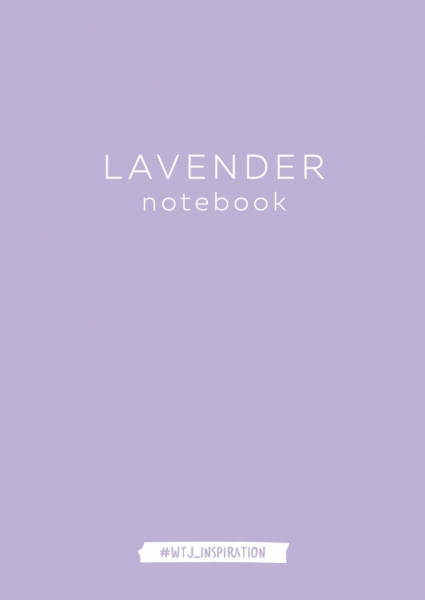 Тетрадь А4,40л Lavender notebook