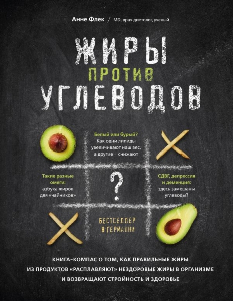 Жиры против углеводов. Книга-компас о том, как правильные жиры из продуктов «расплавляют» нездоровые жиры в организме и возвращают стройность и здоровье