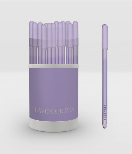 Lavender pen. Ручка с уникальным дизайном (в тубусе)