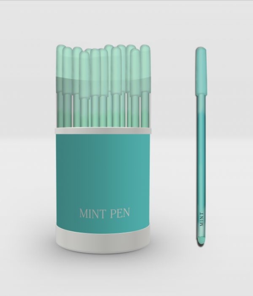 Mint pen. Ручка с уникальным дизайном (в тубусе)