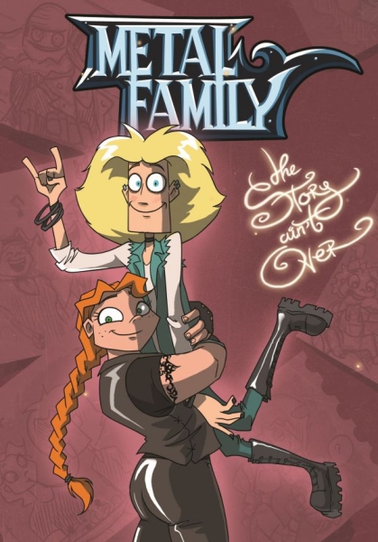 Блокнот в твердом переплете Metal Family. Вики и Глэм