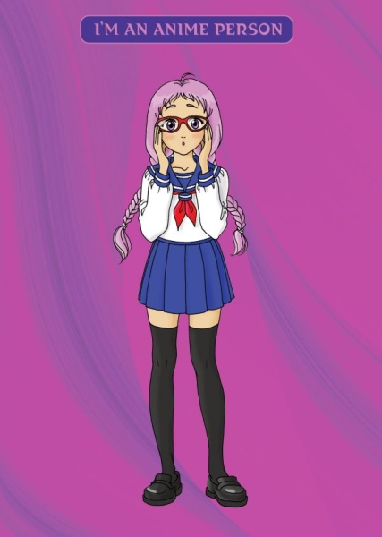 Блокнот. I m an anime person