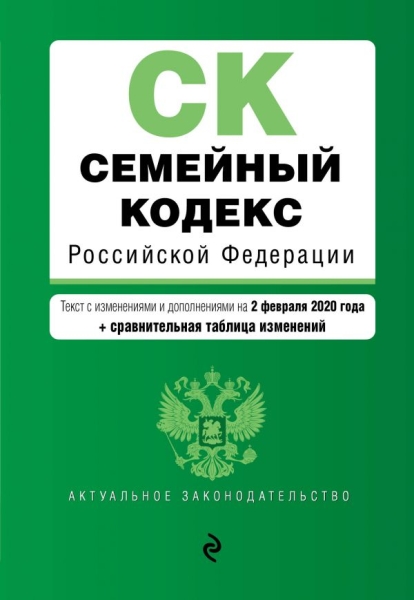 Семейный кодекс РФ на 1 июня 2021г