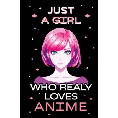 Скетчбук. Just A Girl Who Loves Anime (темный)