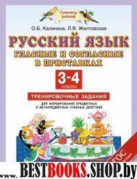 Русский язык 3-4кл Гласные и согласные в прист.