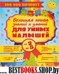 Большая книга знаний и умений для умн.малышей 2-5л