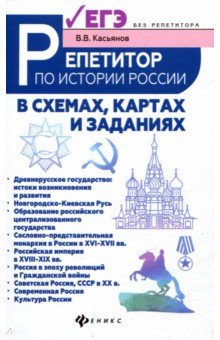 Репетитор по истории России в схемах, картах и зад