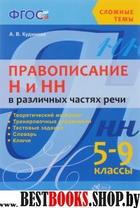 СТ Правописание Н и НН в разл. частях речи 5-9кл