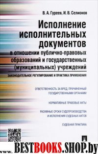 Исполнение исполнительных документов в отношении публично-правовых обр