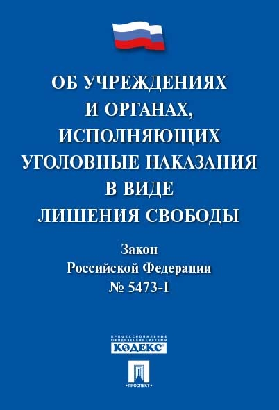 Об учреждениях и органах, исполняющих уголовные наказания в виде лишен