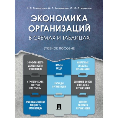 Экономика организаций. Уч. пособие в схемах и таблицах