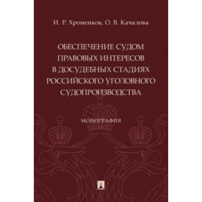 Обеспечение судом правовых интересов в досудебных стадиях