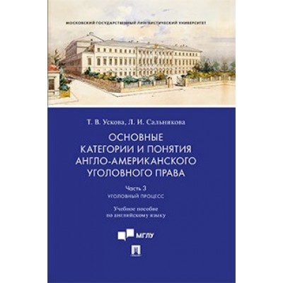 Основные категории и понятия англо-американского угол-го пр.Ч.3 (обл.)