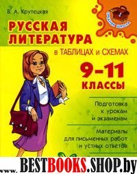 Русская литература в таблицах и схемах 9-11кл