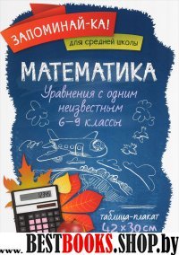 Математика. Уравнения с одним неизвестным