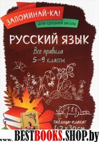 Русский язык. Все правила 5-9 классы