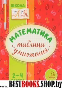 Математика. Таблица умножения 2-4кл