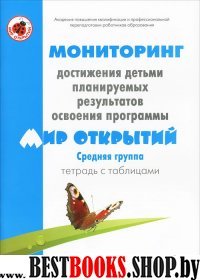 Т/табл.Мониторинг достиж "Мир отркрытий" Сред гр