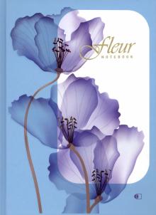 Блокнот "Цветок" нежно-голубой / "Fleur", blue А5