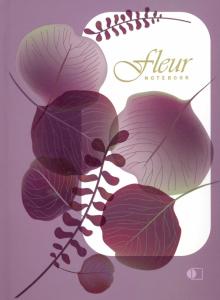 Блокнот "Цветок" нежно-лиловый/"Fleur", purple А5
