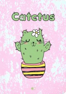 Блокнот "Кактус Кот" утренний/ "Catctus", three В6