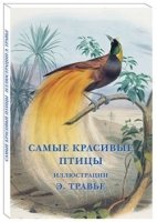 Открытки Самые красивые птицы. Иллюстрации Э. Травье