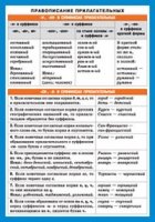 Правописание прилагательных. Наглядно-раздаточное пособие