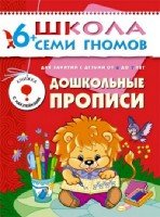 ШСГ Седьмой год обучения. Дошкольные прописи