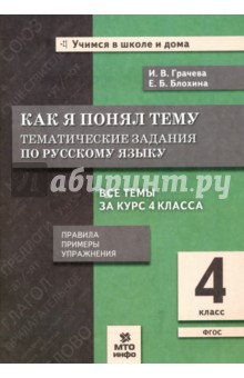 Русский язык 4кл [Как я понял тему.Темат. задания]