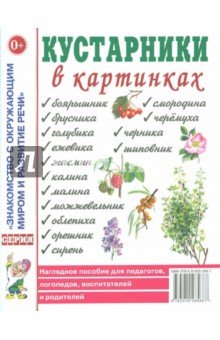 Кустарники в картинках [Нагл. пособие]