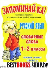 Русский язык. Словарные слова 1-2кл