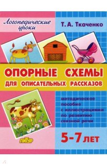 Опорные схемы для описательных рассказов.5-7 лет.Метод.пос.