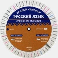 Русский язык на отлично. Спряжение глаголов (Таблица-вертушка) (5029)