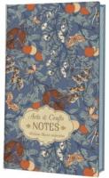 Записная книжка Arts and Crafts NOTES (голубая с красной птицей)