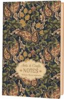 Записная книжка Arts and Crafts NOTES (зеленая с огурцами)
