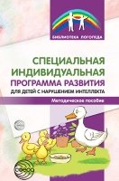 Специальная индивидуальная программа развития для детей с нару. инт-та