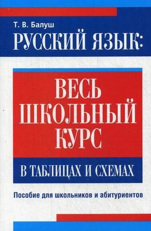 Русский язык: весь школьный курс в таблицах и схемах